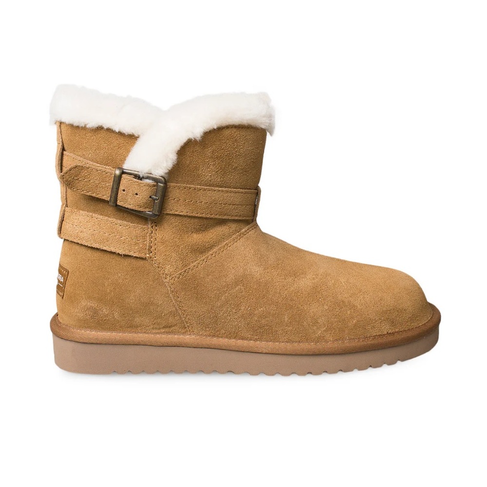 Koolaburra by UGG Chestnut Delene mini boots Sz‎ 6